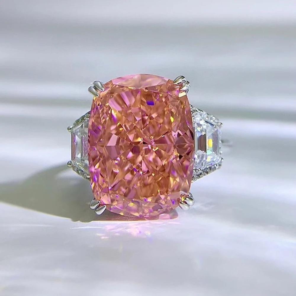 18k 12ct Pink Sapphire Ring - Picture 7 of 16
